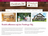 promberger-hof.de Webseite Vorschau