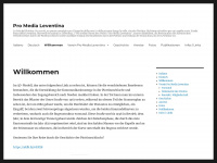 promedialeventina.ch Webseite Vorschau
