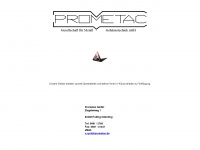 prometac.de Webseite Vorschau