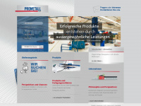 prometall-gmbh.de Webseite Vorschau