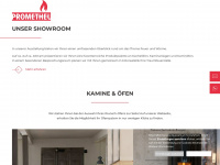 prometheus-ofenbau.de Webseite Vorschau