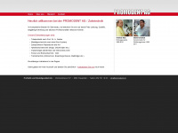 promodent.ch Webseite Vorschau