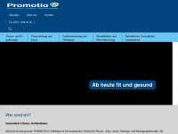 promotio.de Webseite Vorschau