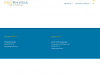 prophysia.at Webseite Vorschau