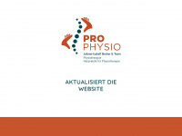 prophysio-bochum.de Webseite Vorschau