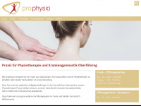 prophysio-muenchen.de Webseite Vorschau