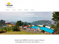 prorwanda.ch Webseite Vorschau