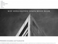 prosedes.ch Webseite Vorschau