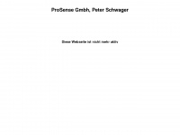 prosense.ch Webseite Vorschau