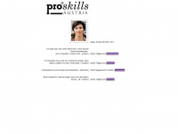 proskills.at Webseite Vorschau