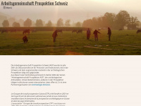 prospektion.ch Webseite Vorschau
