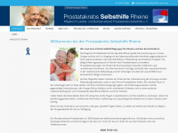 prostata-selbsthilfe-rheine.de Webseite Vorschau