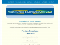 prostatakrebs-celle.de Webseite Vorschau