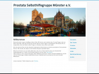 prostata-selbsthilfe-muenster.de Webseite Vorschau