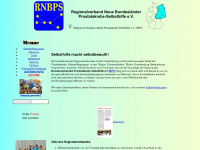 prostatakrebs-rnbps.de Webseite Vorschau