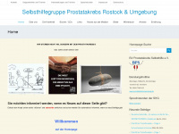 prostatakrebs-shg-rostock.de Webseite Vorschau