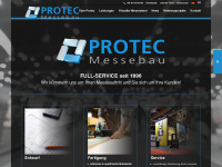 protec-messebau.de Webseite Vorschau