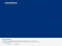 protechnik.ch Webseite Vorschau