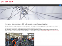 provelo-oberaargau.ch Webseite Vorschau