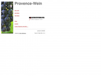 provence-wein.de Webseite Vorschau