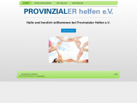 provinzialer-helfen.de Webseite Vorschau