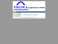 prowa-halle.de Webseite Vorschau