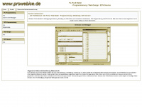 prowebice.de Webseite Vorschau