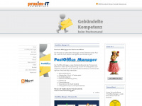 proxim-it.at Webseite Vorschau