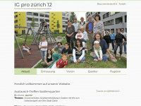 prozuerich12.ch Webseite Vorschau