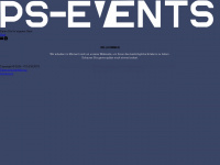 ps-events.de Webseite Vorschau