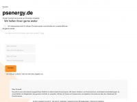 psenergy.de Webseite Vorschau