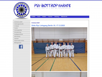 psv-bottrop-karate.de Webseite Vorschau