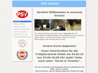 psv-hallein.at Webseite Vorschau