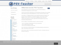 psv-taucher.de Webseite Vorschau