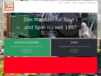 gartenbahn.de Webseite Vorschau