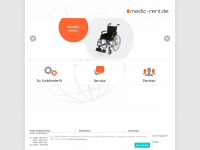 medic-rent.de Webseite Vorschau
