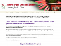 bamberger-staudengarten.de Webseite Vorschau