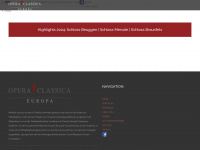 operaclassica.de Webseite Vorschau