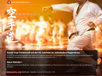karate-dojo-fuerstenzell.de Webseite Vorschau