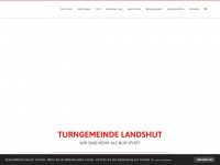 turngemeinde-landshut.de Webseite Vorschau