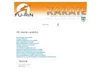 vfl-karate-landshut.de Webseite Vorschau