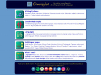 omniglot.com Webseite Vorschau