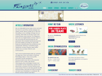 fairlines.de Webseite Vorschau
