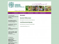landfrauenvereinigung.de Webseite Vorschau