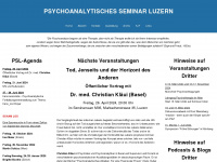 psychoanalyse-luzern.ch Webseite Vorschau