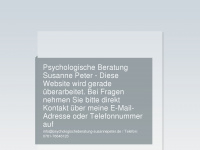 psychologischeberatung-susannepeter.de Webseite Vorschau