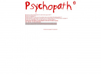 psychopath.de Webseite Vorschau