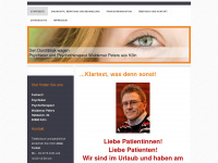 psychotherapeut-peters.de Webseite Vorschau