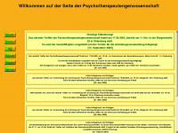 psychotherapeutengenossenschaft.de Webseite Vorschau