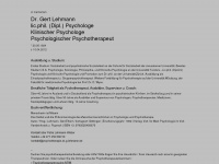psychotherapie-dr-g-lehmann.de Webseite Vorschau